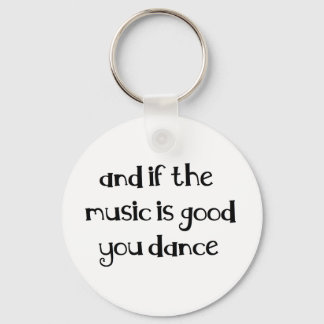 Dance quote sleutelhanger