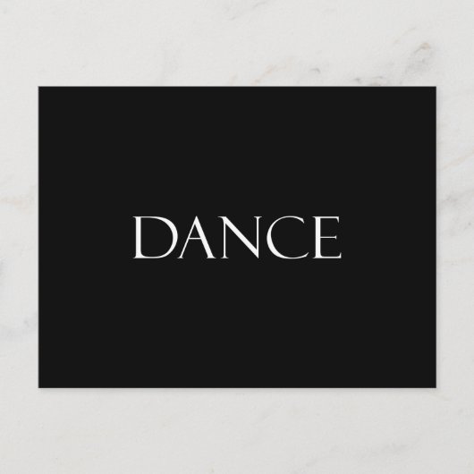 Dance Quottes Inspirerend Dansend Quote Briefkaart (Voorkant)