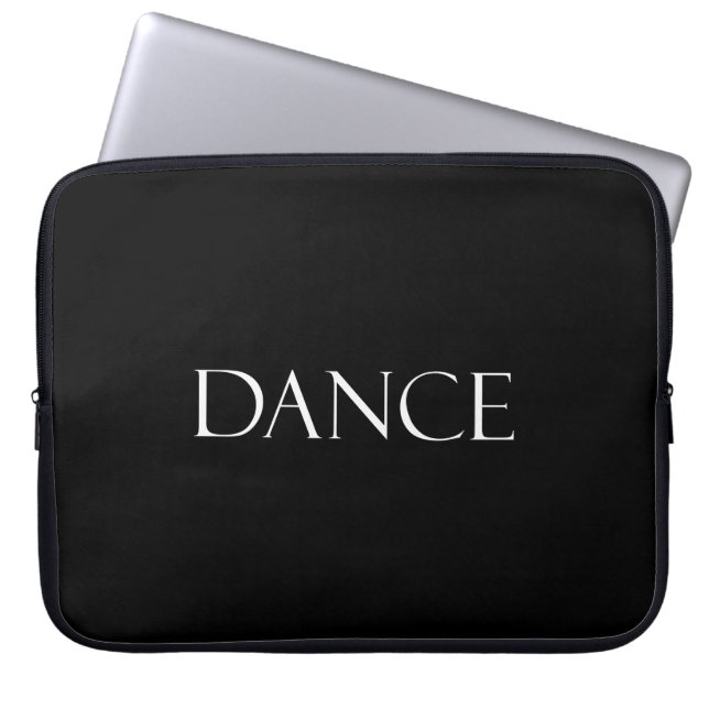 Dance Quottes Inspirerend Dansend Quote Laptop Sleeve (Voorkant)