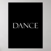 Dance Quottes Inspirerend Dansend Quote Poster (Voorkant)