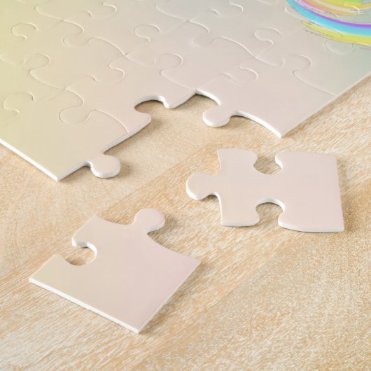 DANCE RAINBOW PUZLE MET DOUANNAAM! LEGPUZZEL (Zijkant)