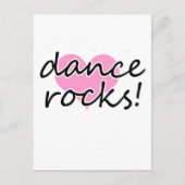 Dance Rocks. Briefkaart (Voorkant)