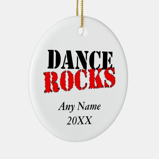 Dance Rocks Keramisch Ornament (Rechts)