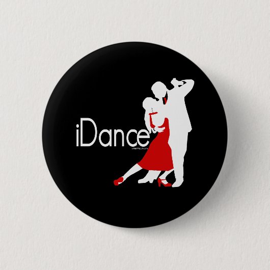 Dance Ronde Button 5,7 Cm (Voorkant)