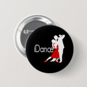 Dance Ronde Button 5,7 Cm (Voorkant /achterkant)