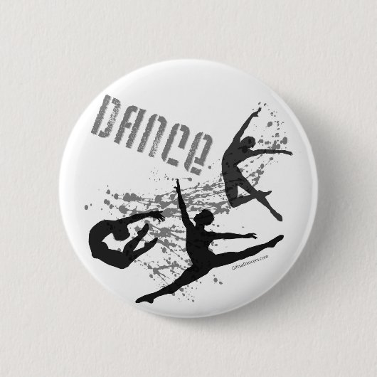 Dance Ronde Button 5,7 Cm (Voorkant)