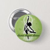 Dance Ronde Button 5,7 Cm (Voorkant /achterkant)