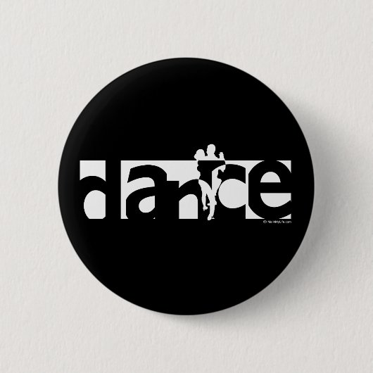 Dance Ronde Button 5,7 Cm (Voorkant)
