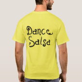 Dance Salsa T-shirt (Achterkant)