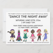 Dance School Studio Annual Overweging Showcase Sho Kaart (Voorkant)