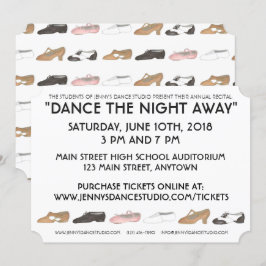 Dance School Studio Annual Overweging Showcase Sho Kaart