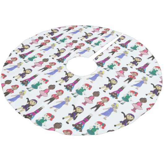 Dance School Studio Ballet Tap Jazz Lyrical Acro Kerstboom Rok (Gekanteld)