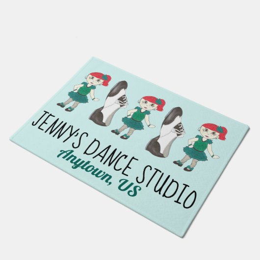 Dance School Studio Tap Schoenen Docent Dansen Deurmat (Schuin)