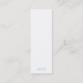 Dance Scrolls Bladwijzer/Visitekaartjes Mini Visitekaartje (Achterkant)