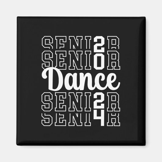 Dance Senior 2024 CL van 2024 Senior Dancer Magneet (Voorkant)