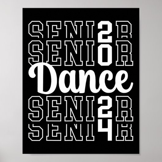 Dance Senior 2024 CL van 2024 Senior Dancer Poster (Voorkant)