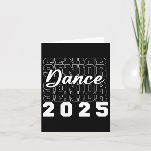 Dance Senior 2025 CL van 2025 Afstuderen Afstudeer Kaart (Voorkant)