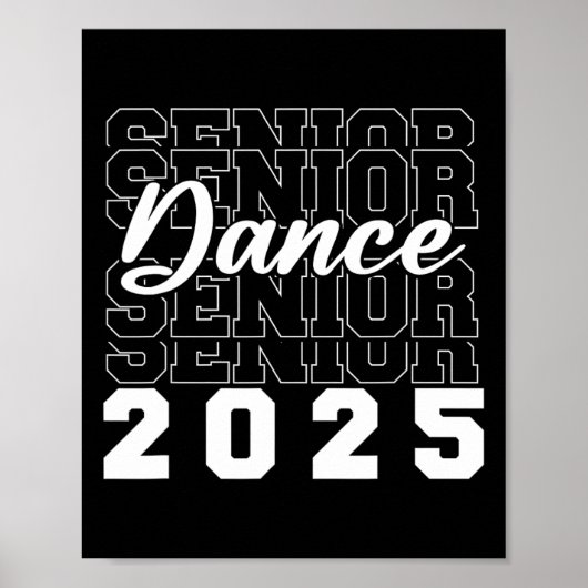 Dance Senior 2025 CL van 2025 Afstuderen Afstudeer Poster (Voorkant)