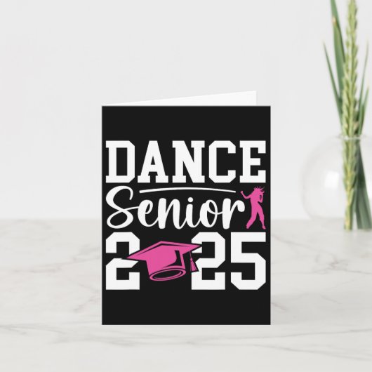 Dance Senior 2025 CL van 2025 Senior Dancer Kaart (Voorkant)
