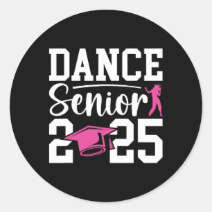 Dance Senior 2025 CL van 2025 Senior Dancer Ronde Sticker