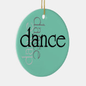 Dance Shadows Keramisch Ornament (Rechts)