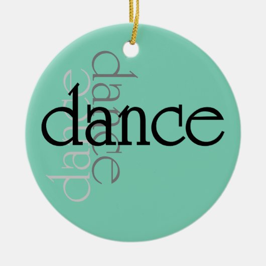 Dance Shadows Keramisch Ornament (Voorkant)