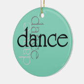 Dance Shadows Keramisch Ornament (Links)