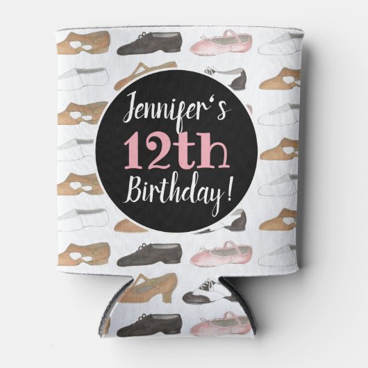 Dance Shoes Ballet Tap Jazz Lyrical Verjaardagsfee Blikjeskoeler (Voorkant)