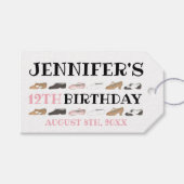 Dance Shoes Ballet Tap Jazz Lyrical Verjaardagsfee Cadeaulabel (Voorkant (Horizontaal))