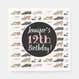 Dance Shoes Ballet Tap Jazz Lyrical Verjaardagsfee Servet