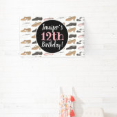 Dance Shoes Ballet Tap Jazz Lyrical Verjaardagsfee Spandoek (Insitu)