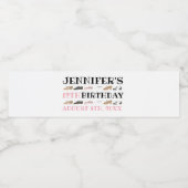 Dance Shoes Ballet Tap Jazz Lyrical Verjaardagsfee Waterfles Etiket (Enkel label)