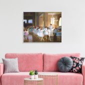 Dance Show (Balletklasse voor jonge dansers) Canvas Afdruk (Insitu (Woonkamer))