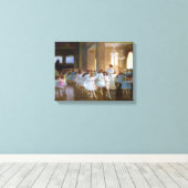 Dance Show (Balletklasse voor jonge dansers) Canvas Afdruk (Insitu (Houten vloer))