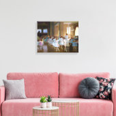 Dance Show (Balletklasse voor jonge dansers) Canvas Afdruk (Insitu (Woonkamer))