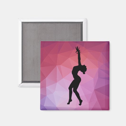 Dance silhouette Magnet (Voorkant / Achterkant)