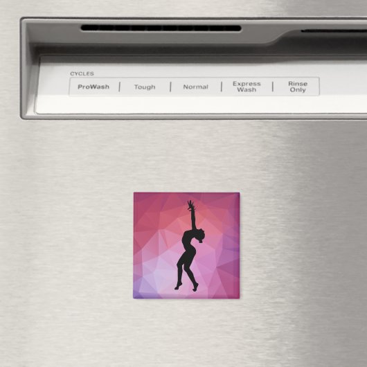 Dance silhouette Magnet (Insitu (Vaatwasser))