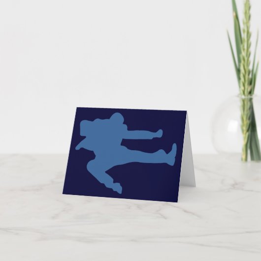 Dance Silhouette Note Cards Kaart (Voorkant)