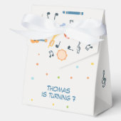 Dance sing and play kids birthday bedankdoosjes (Voorkant)