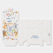 Dance sing and play kids birthday bedankdoosjes (Ongevouwen)