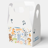 Dance sing and play kids birthday bedankdoosjes (Geopend)