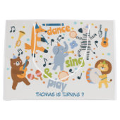 Dance sing and play kids birthday groot cadeauzakje (Voorkant)