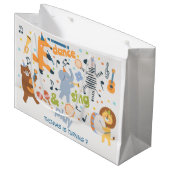 Dance sing and play kids birthday groot cadeauzakje (Voorkant Gekanteld)