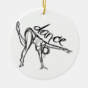Dance Sketch Keramisch Ornament
