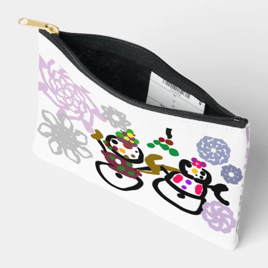 Dance Snowman and Snowwoman Etui (Open)