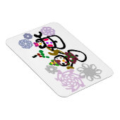 Dance Snowman and Snowwoman Magneet (Rechterzijde)