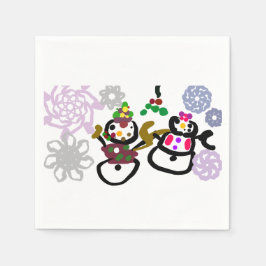 Dance Snowman and Snowwoman Servet