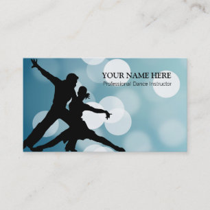 Dance Sport Instructor Business Card Template Visitekaartje
