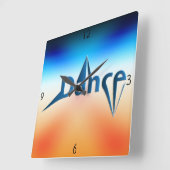 Dance Square Wall klok (Hoek)