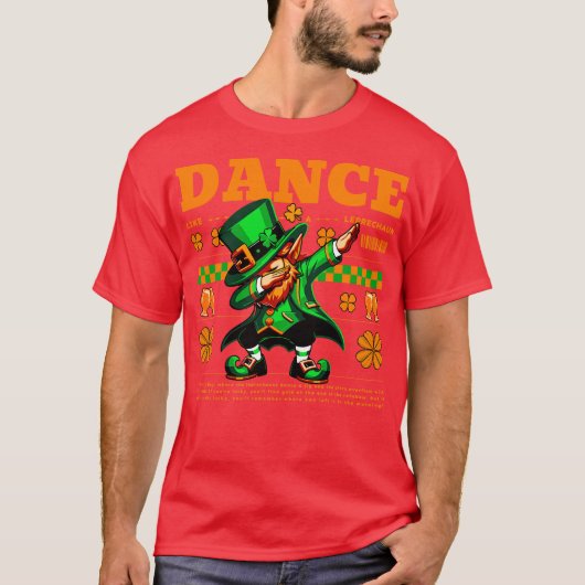 Dance St Paddys Day Grappig cadeau T-shirt (Voorkant)